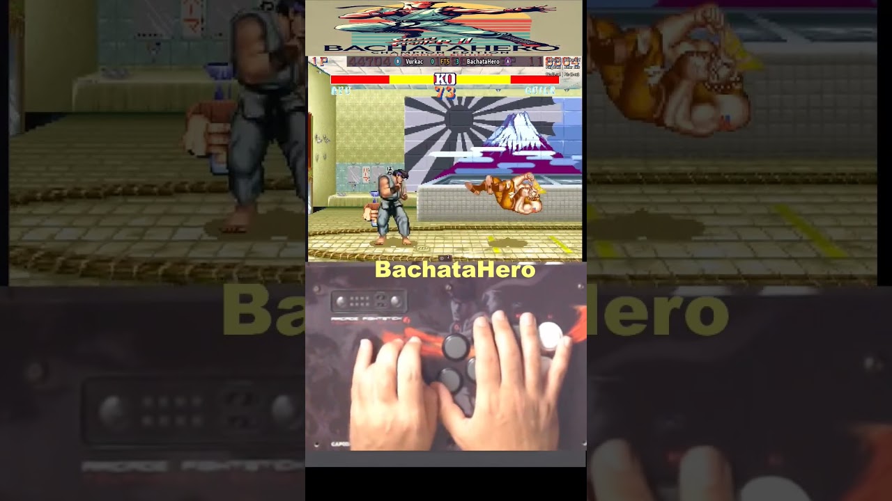 Ryu vs Guile Street Fighter II Fightcade Online Versus #arcade #retrogaming #sf2ce #tekken7