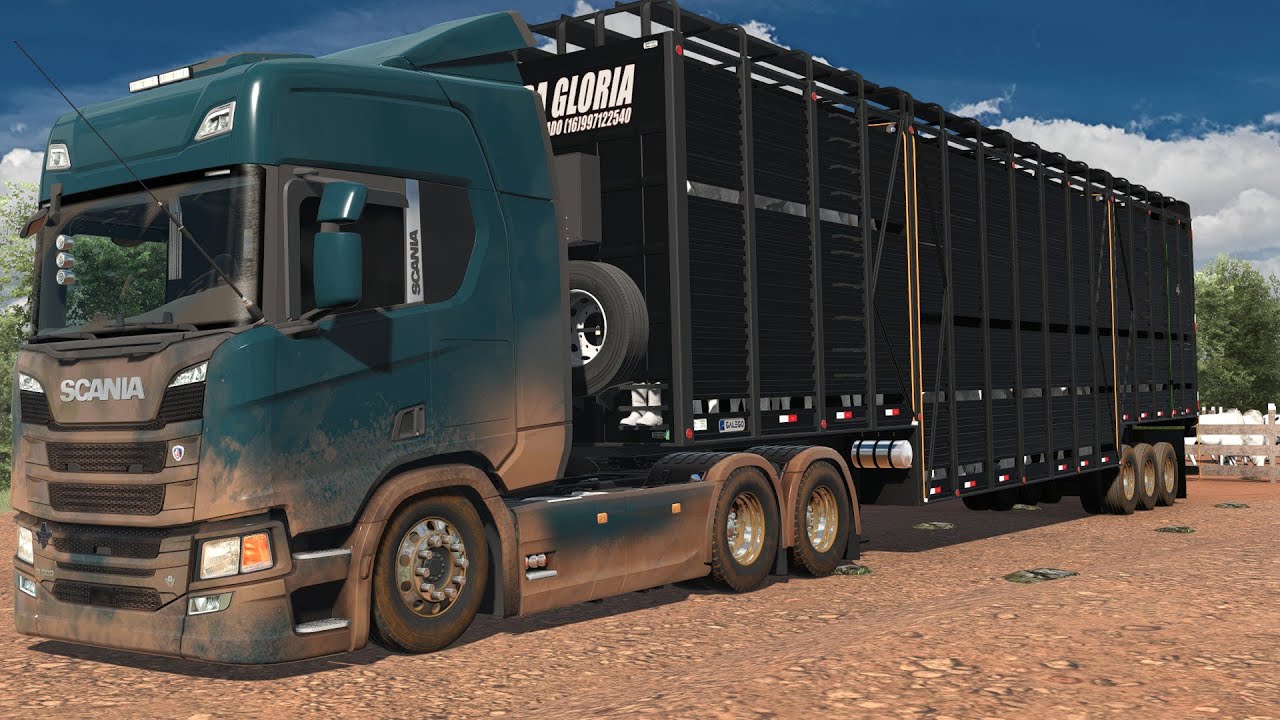 LIVE ETS2 1.57  NO BALANCO DA BOIADA