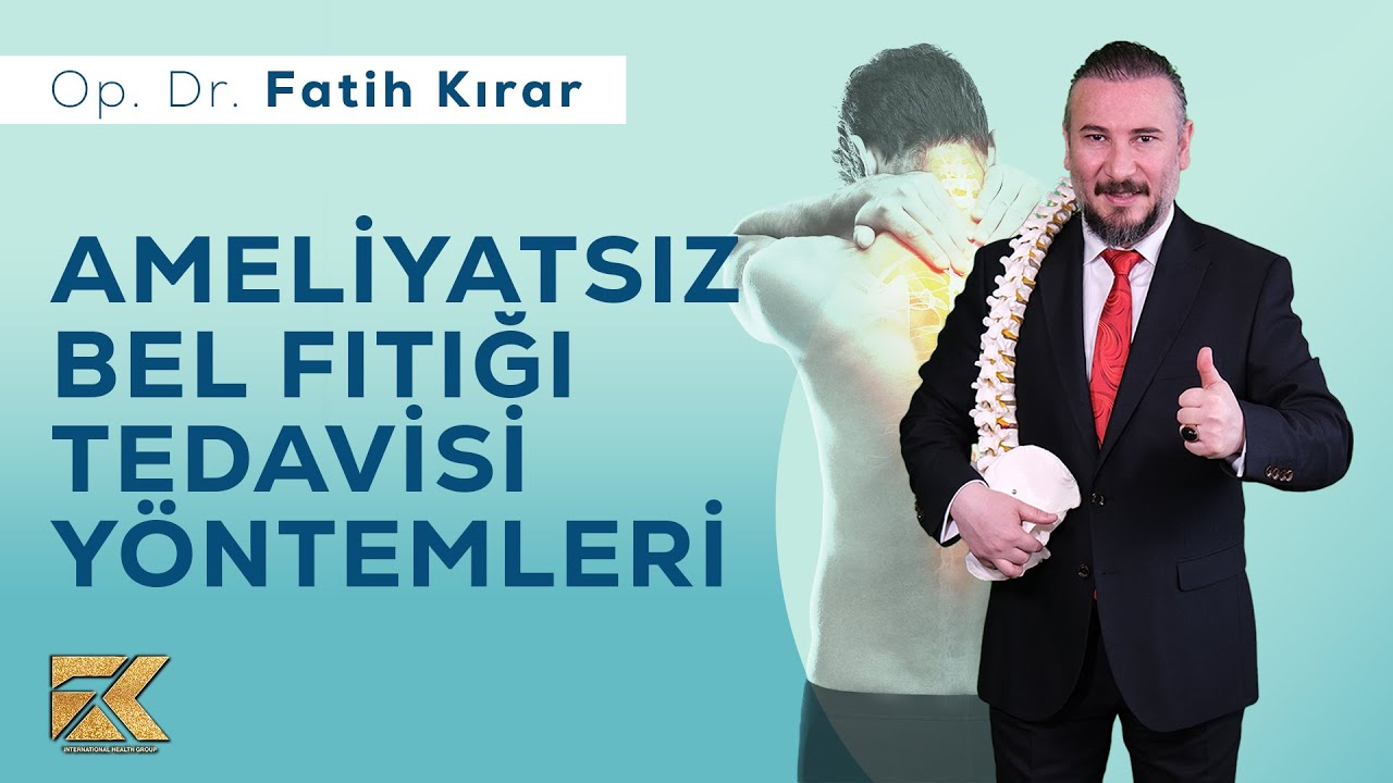 Op. Dr. Fatih Kırar - Ameliyatsız Bel ve Boyun Fıtığı Tedavileri (08 Aralık 2020)