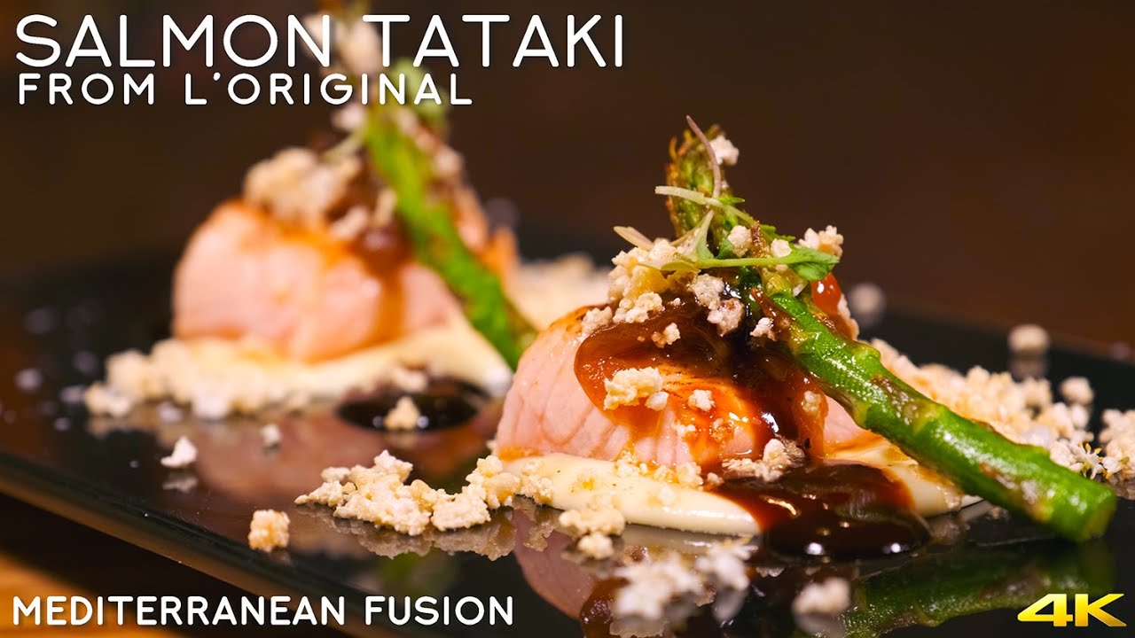 Tasty Tour | Salmon Tataki | Look Chef Joan cook the Salmon Tataki | Cambrils | L’Original 2021