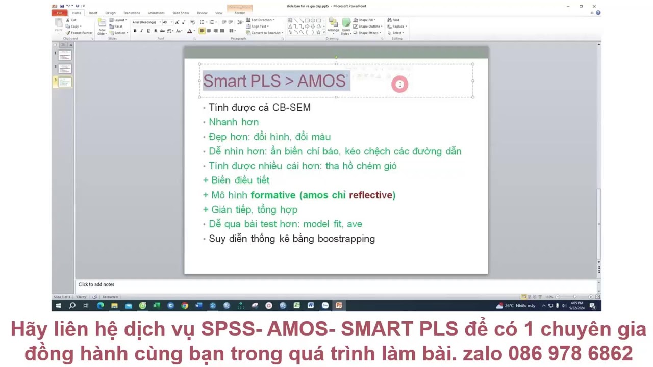 Mạnh Hùng giải đáp về SPSS, thống kê, SEM và phân tích dữ liệu ngày 5/3/2026