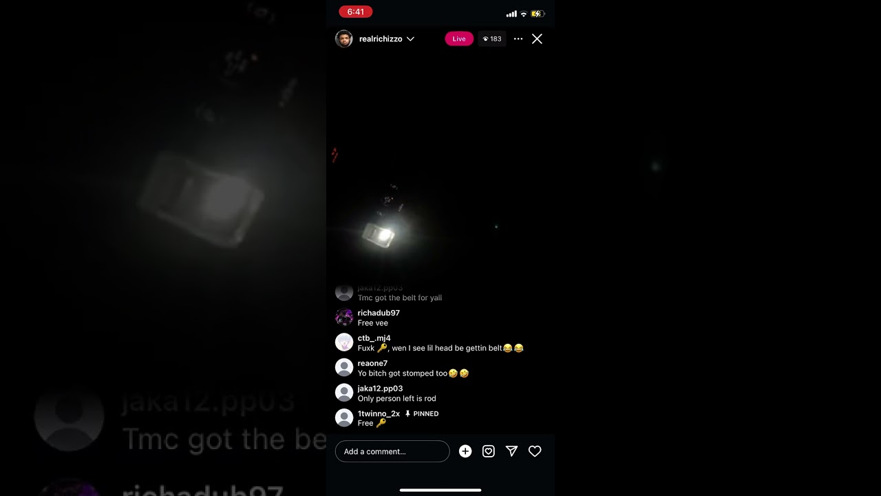 Realrichizzo IG live trolling his opps