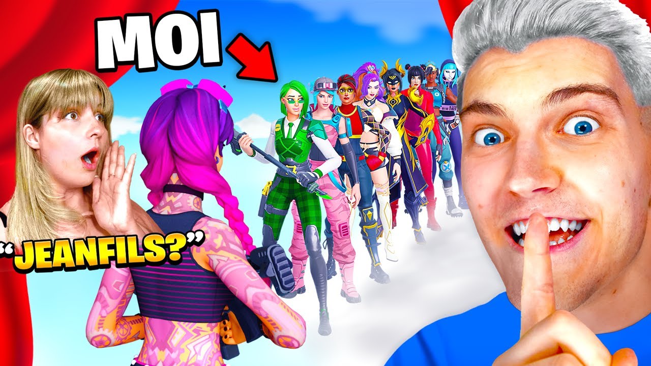 Je M'INFILTRE dans le DÉFILÉ de MODE de BLANDINE sur FORTNITE