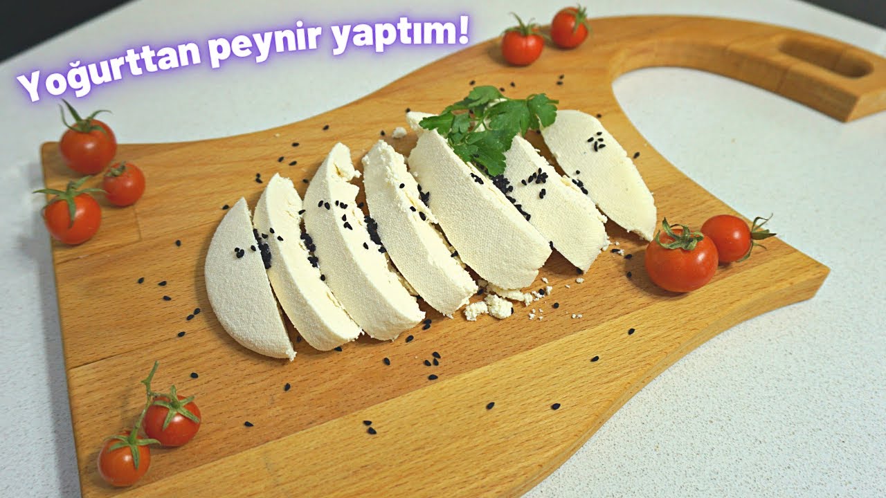 EVDE EN KOLAY PEYNİR YAPIMI - YOĞURTTAN PEYNİR YAPTIM! EKŞİ YOĞURTUNUZ VARSA BU TARİFİ DENEYİN!