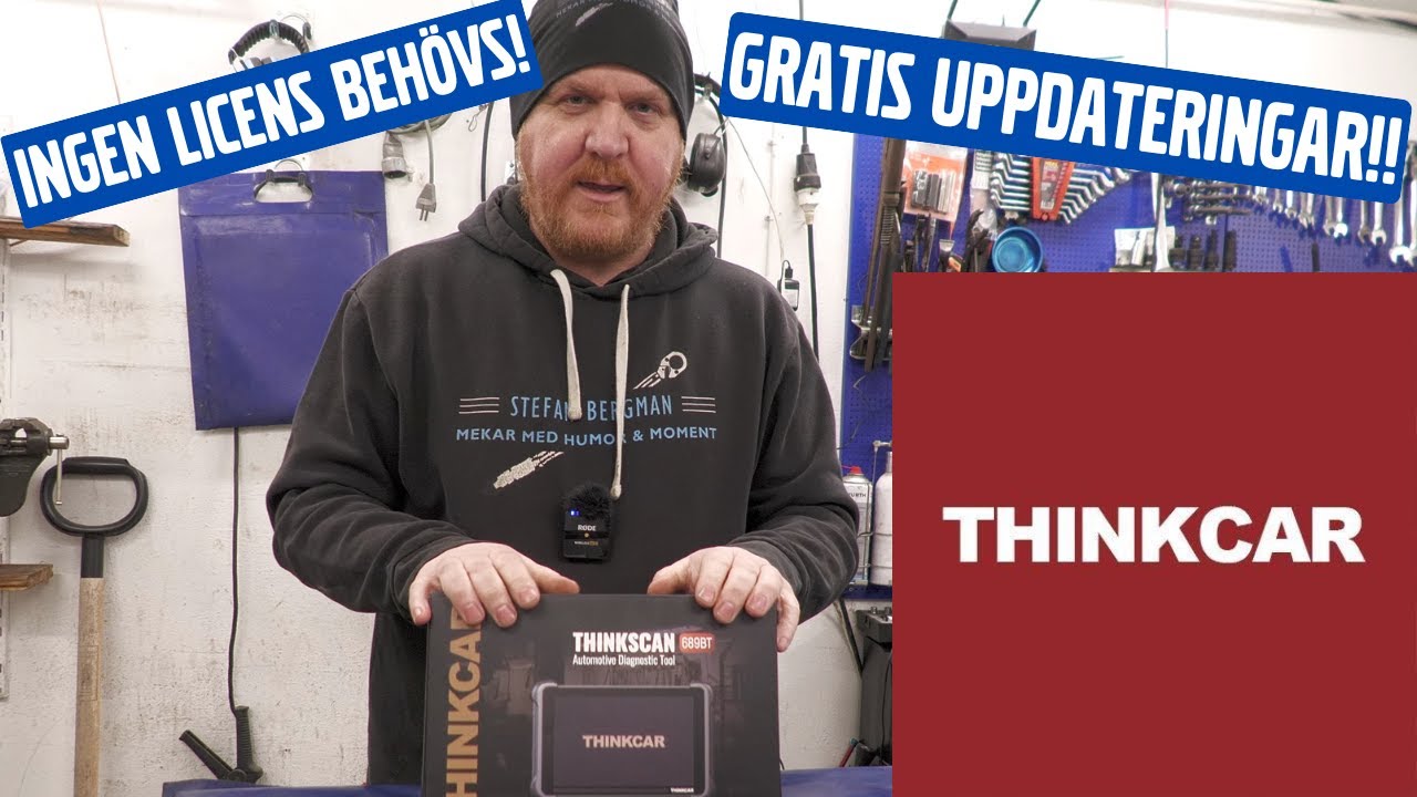Thinkscan 689BT genomgång, mest prisvärda diagnosverktyget för hobbygaraget?