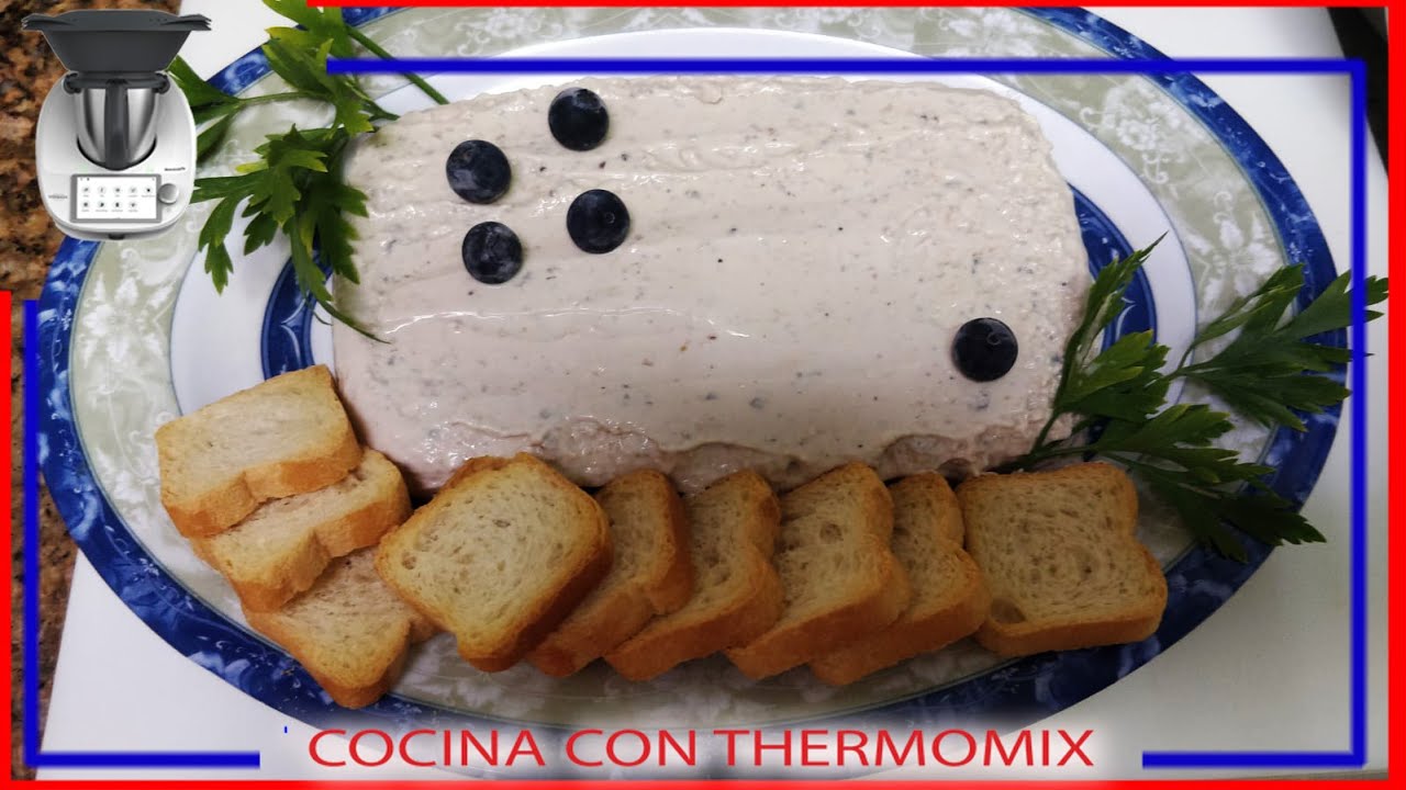 PATE DE QUESO DE CABRALES , FACIL PARA ENTREMESES CON THERMOMIX