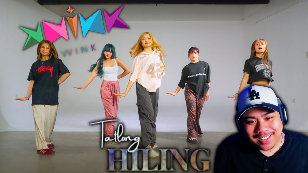 Такой талантливый!! VVINK - Видеореакция на хореографию Tatlong Hiling!