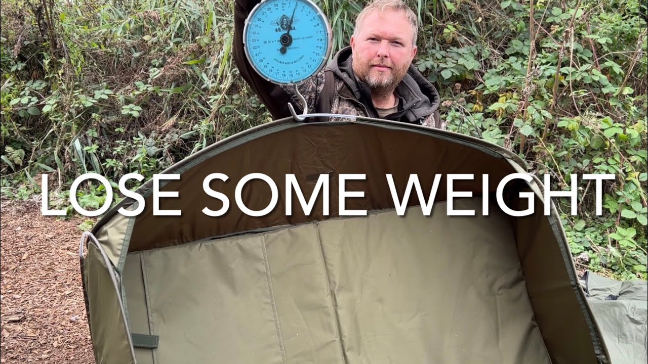 Carp fishing. A very light weight unhooking Mat.