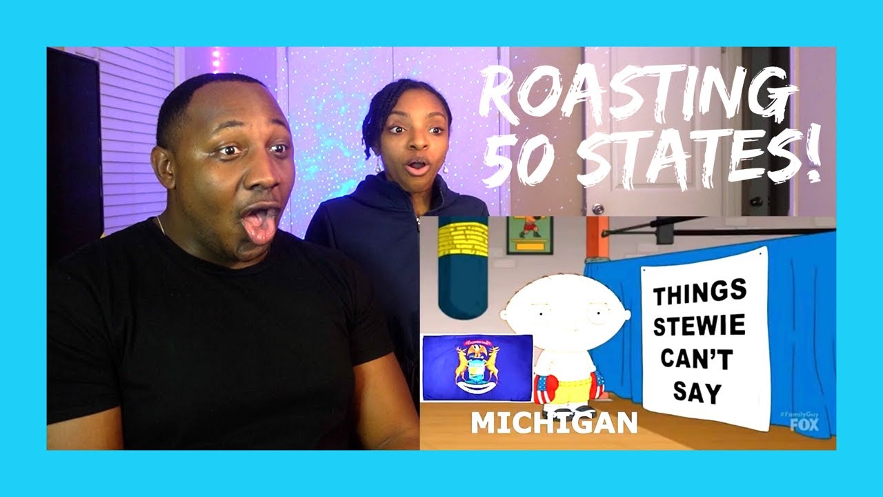 All 50 States Portrayed by Family Guy (REACTION)