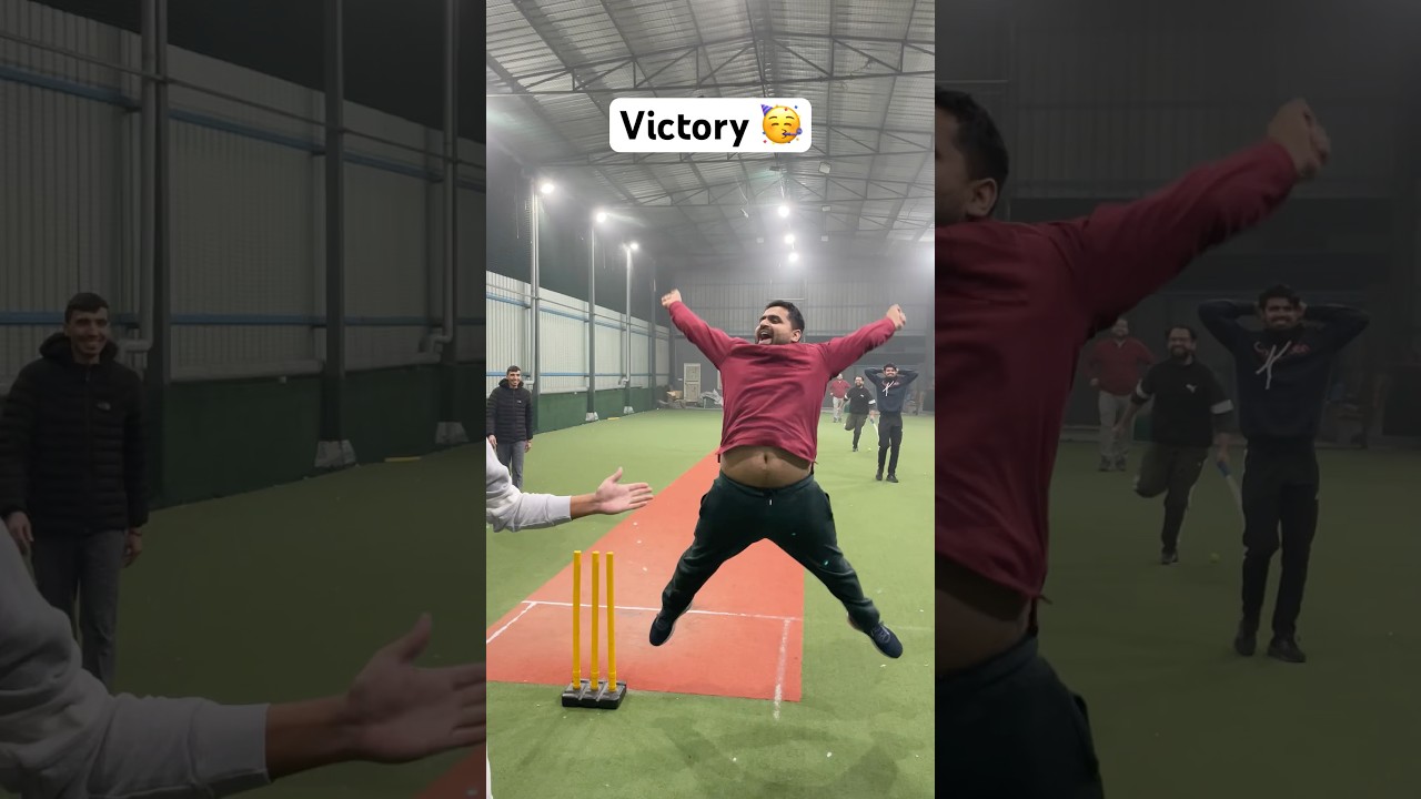 Winning Moments 🥳 Super (2X) Over Madness 🏏 Box Cricket Thrills & Chills 🥶 #cricket #shorts #funny
