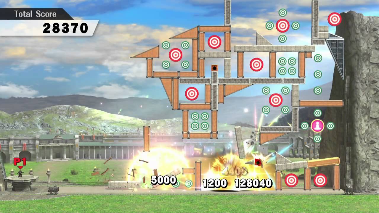 Super Smash Bros. 4 Wii U: Target Blast Stage 1 