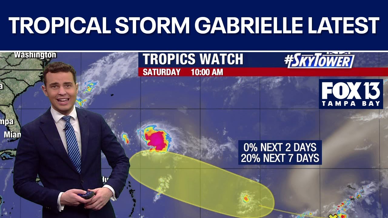 Tropical Storm Gabrielle expected to grow into hurricane, steer clear of U.S.