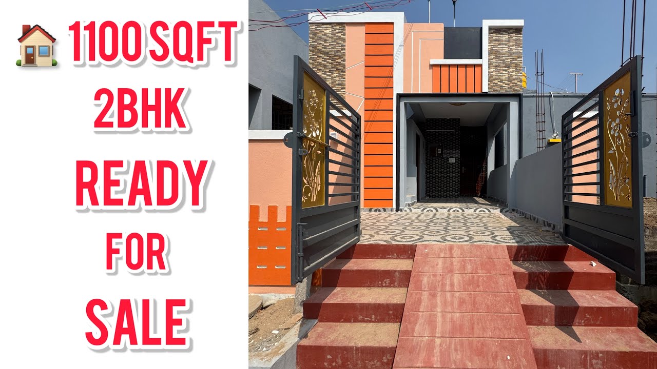 🏠 #வீடு வாங்க இது ஓரு நல்ல வாய்ப்பு உங்களுக்கு 😍 1100 சதுரடியில் #தனிவீடு | 8668131194 