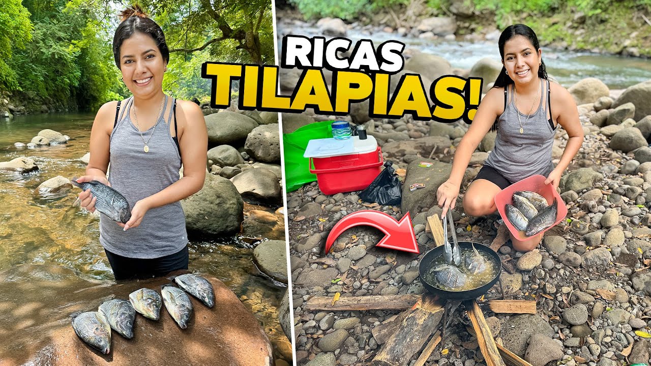 COCINANDO EN EL RÍO CON MI ESPOSO