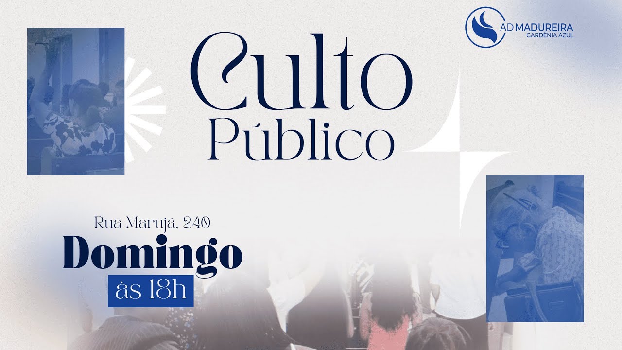Culto público | 01/03/2026 - 18h