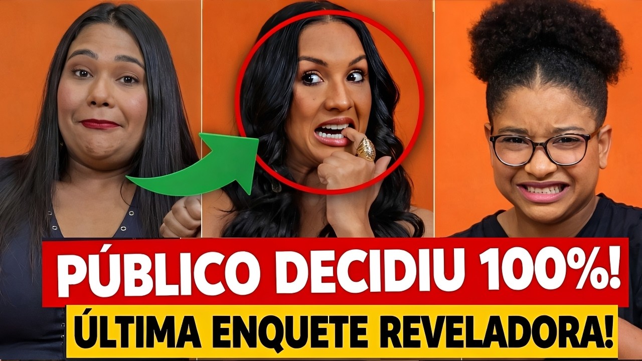 &Uacute;LTIMA ENQUETE ATUALIZADA QUEM VAI SAIR HOJE NO 6&ordm; PARED&Atilde;O DO BBB 26 ENTRE MILENA, MAXIANE E CHAIANY