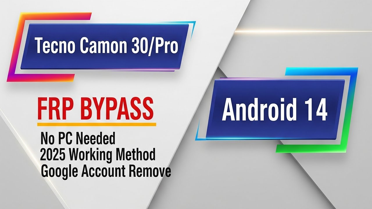 🇿🇦 Tecno Camon 30/30 Pro FRP Bypass Android 14 | No PC | 100% Working 2025
