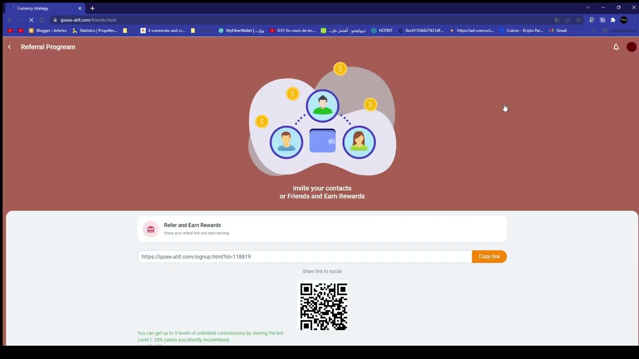 IPOEX-ATIF In 2022, a company with the most valuable investment , will give you 100USDT of body gold