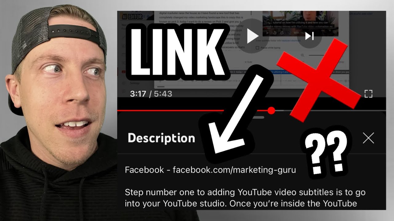 Как исправить ошибку &laquo;ссылка описания YouTube неактивна&raquo;