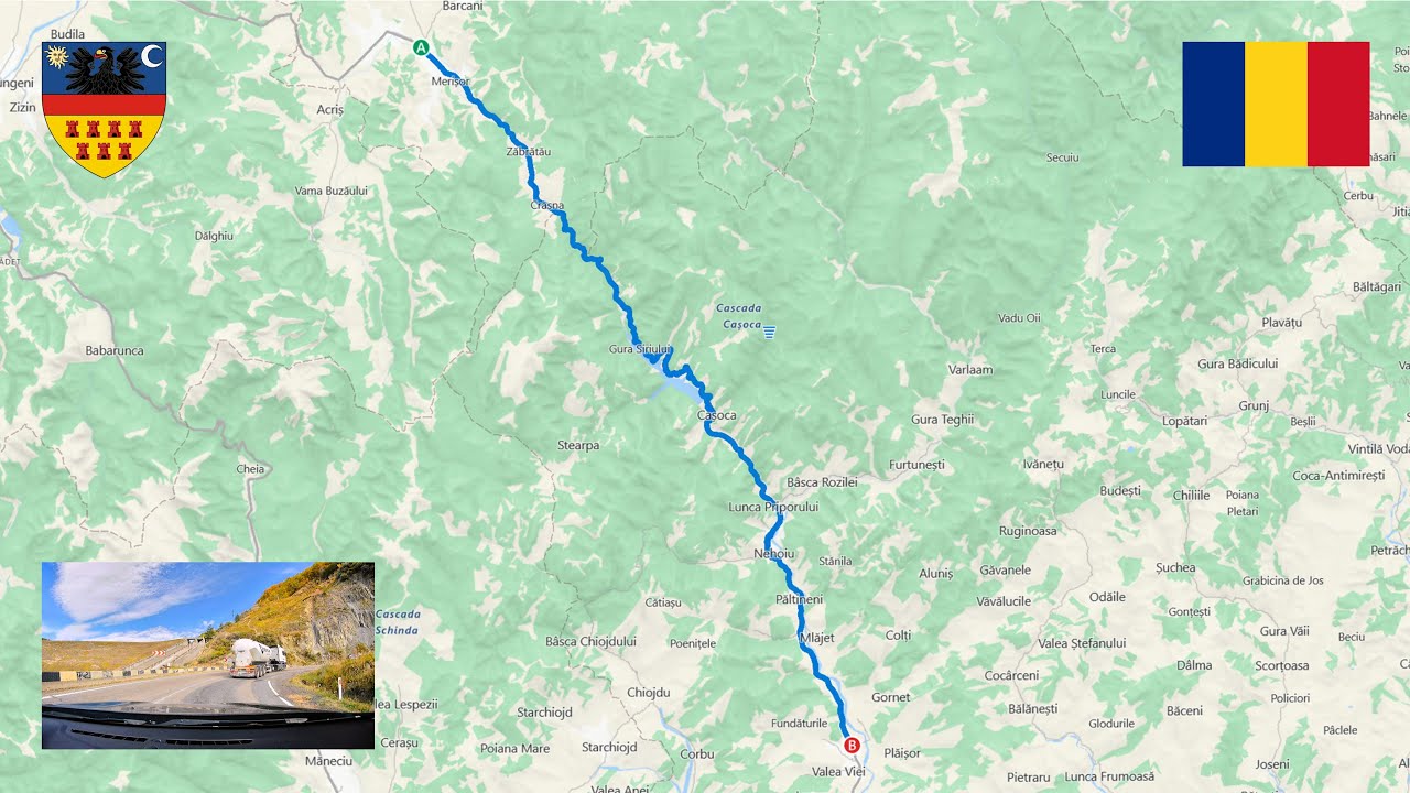 Valea Buzăului, tronson Pătârlagele (BZ) - Întorsura Buzăului (CV)