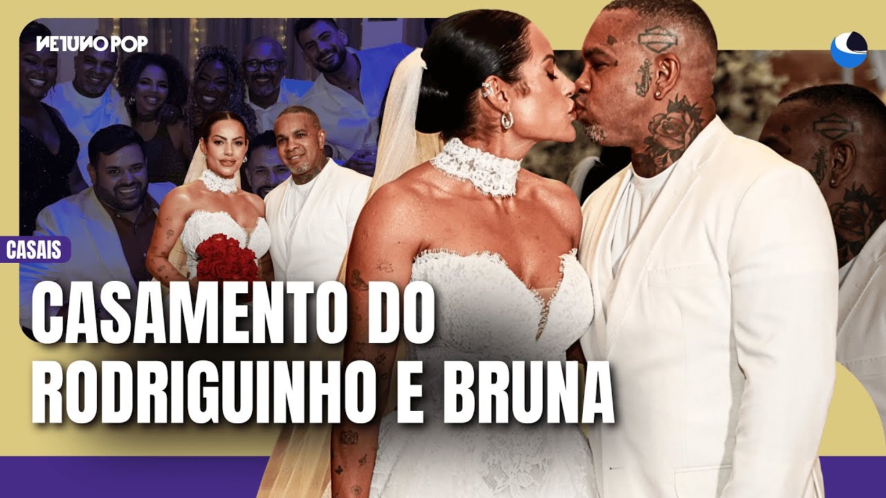 Casamento de Rodriguinho e Bruna Amaral | Detalhes, s&iacute;mbolos, ex-BBBs e pagodeiros