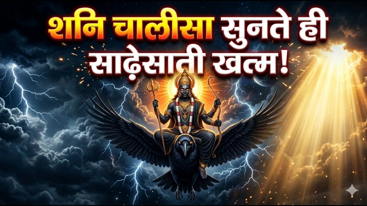 👉 अगर शनि की साढ़े साती चल रही है तो ये शनि चालीसा अभी सुनें 🙏 | Shani Chalisa Full Path 2026