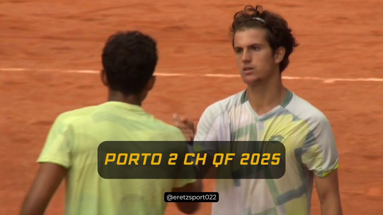 Porto 2 Challenger 2025 QF: Nicolas Alvarez Varona vs. Gilles-Arnaud Bailly [NG] Extended Highlights