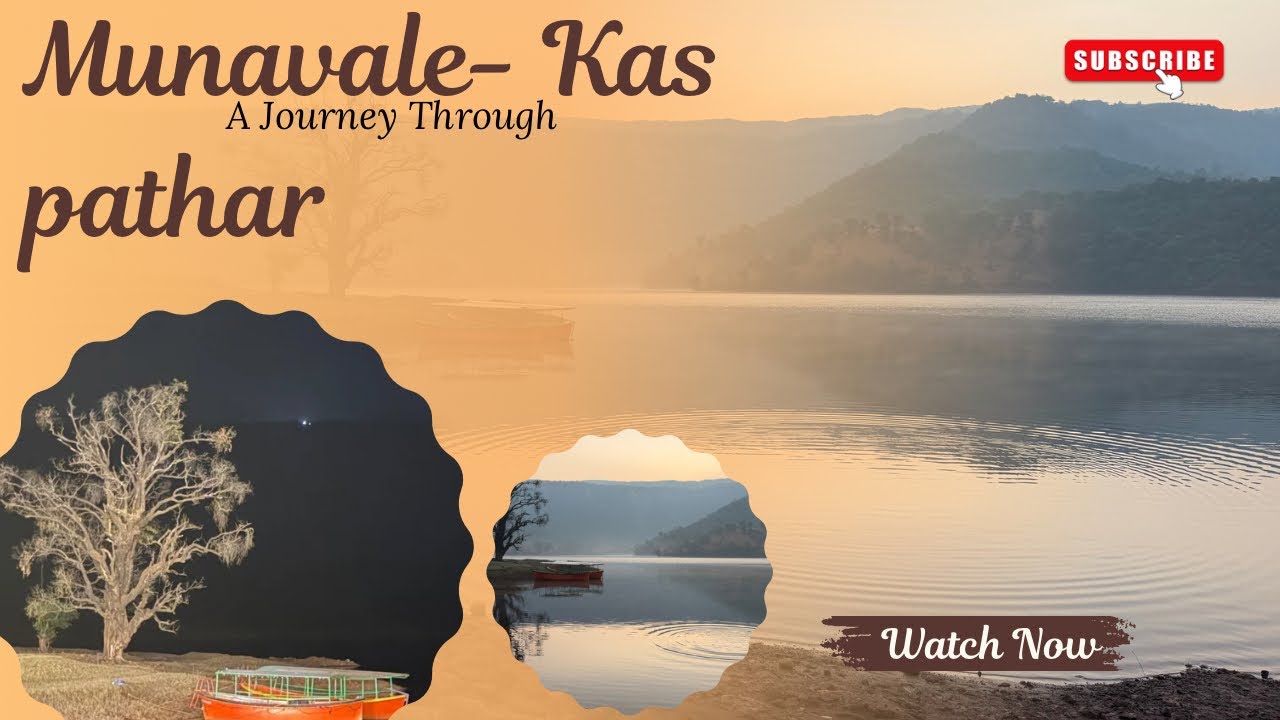 4K Hidden Maharashtra | Kas Pathar to Munavale Village Road Journey -Mini Kashmir