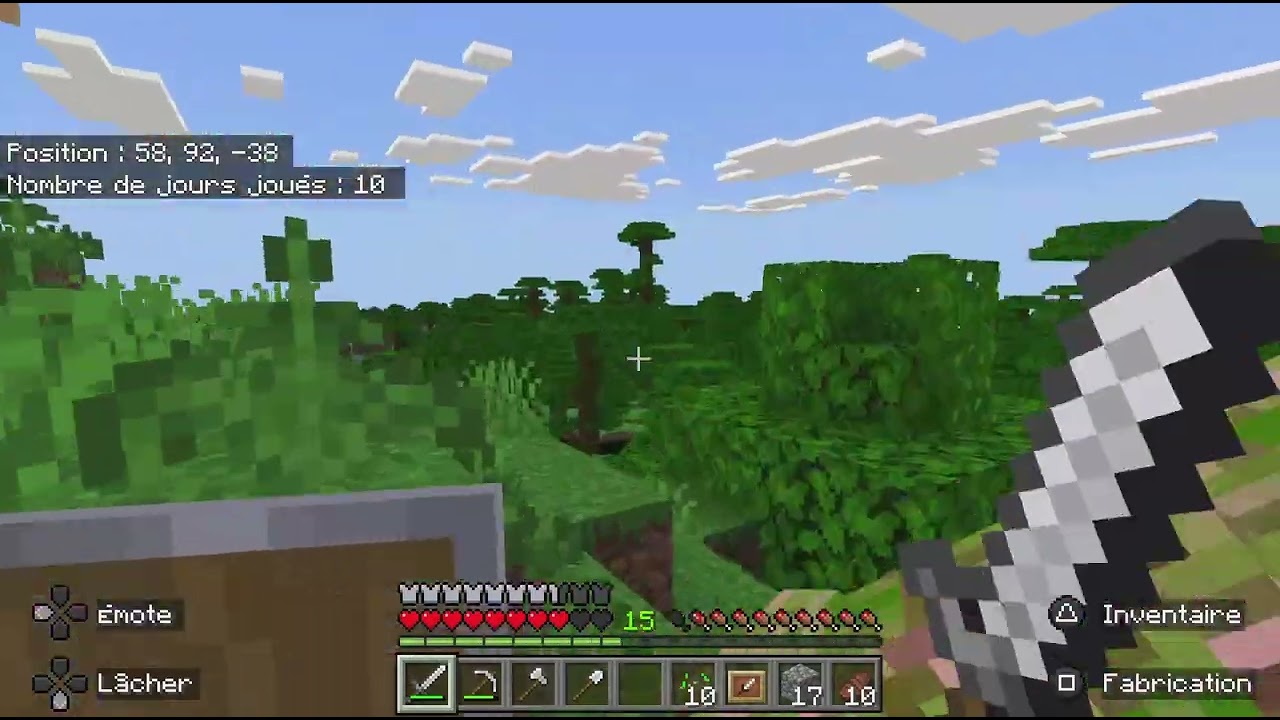 Minecraft la constuction de la mine