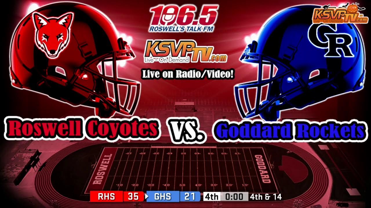 6-3 Roswell Football vs. Goddard High 6-3