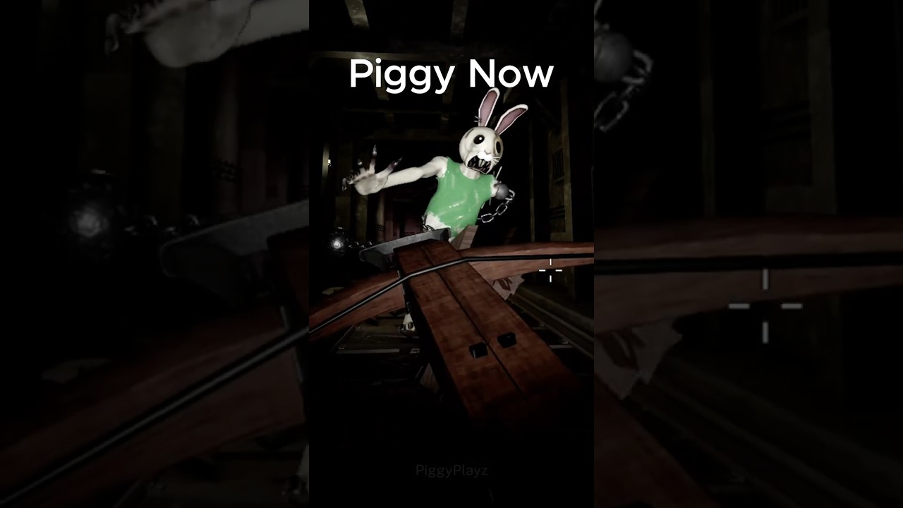 Piggy Then vs Now #roblox #shorts #piggy