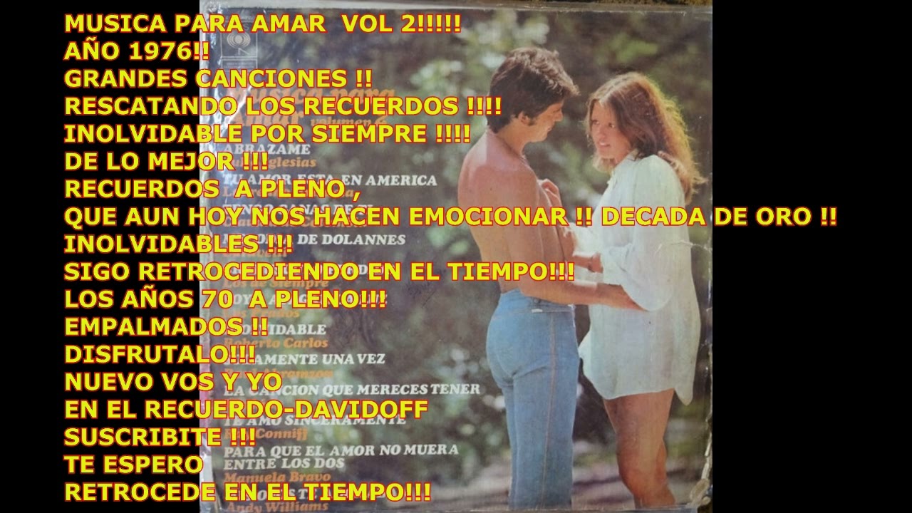 MUSICA PARA AMAR   /   VOL 2  /   1976!!!!