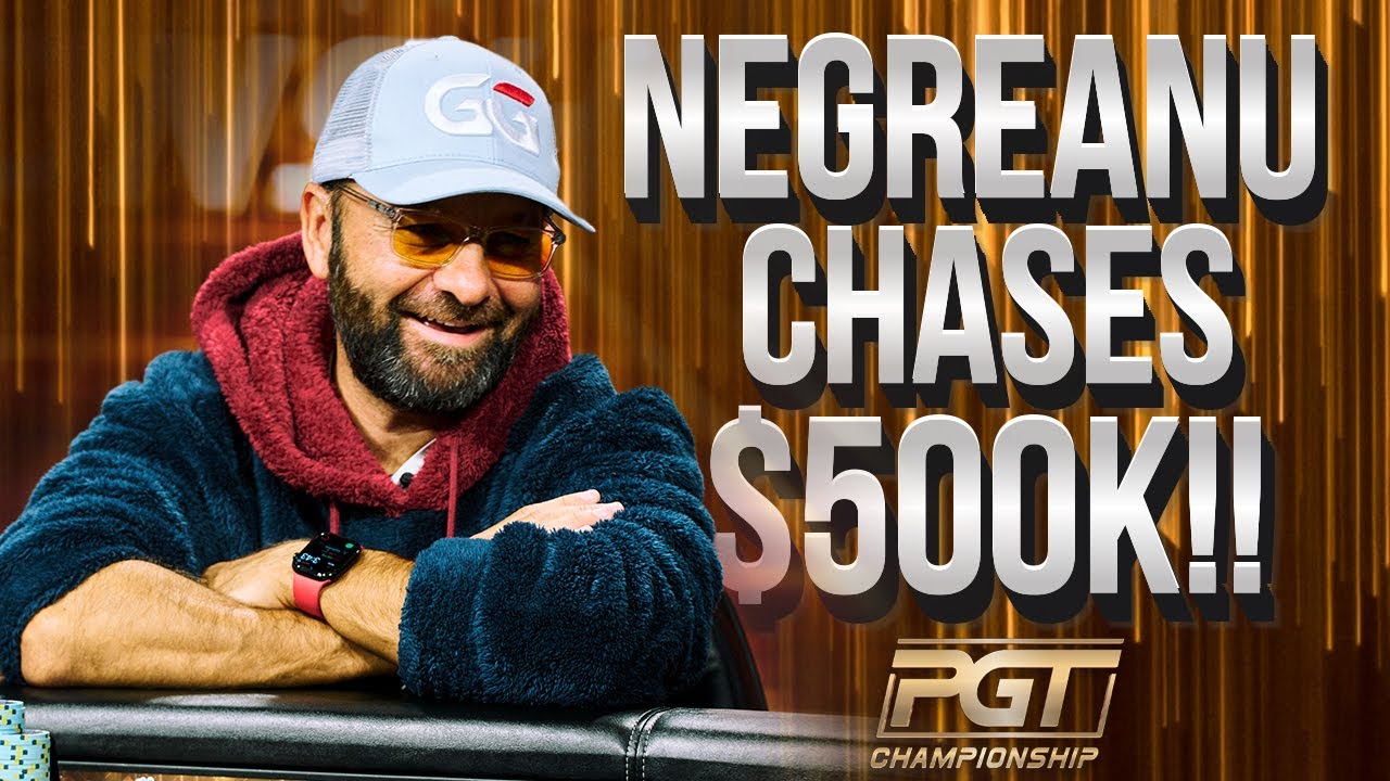 Daniel Negreanu Chases $500,000 at PGT $1,000,000 Championship!