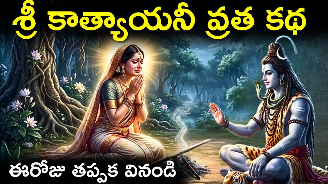 శ్రీ కాత్యాయని వ్రత కథ | Katyayani Vratha Katha in Telugu | Sri Katyayani Devi Story in Telugu