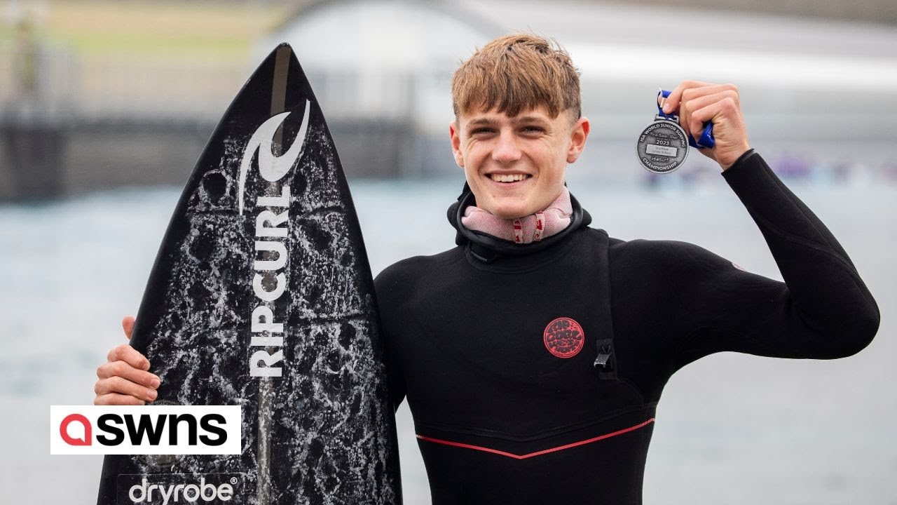 Teenage champion surfer sets sights on 2028 Olympics | SWNS
