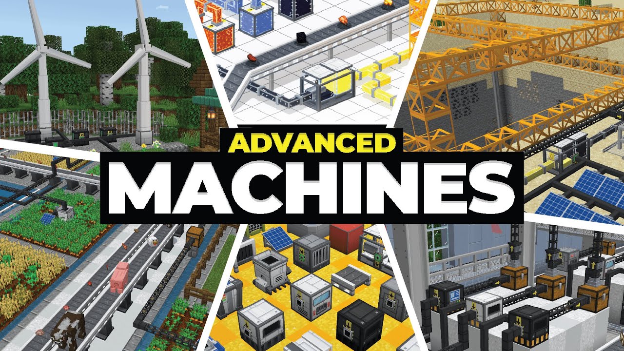 Advanced Machines Add-On - Showcase | Minecraft Bedrock Add-On