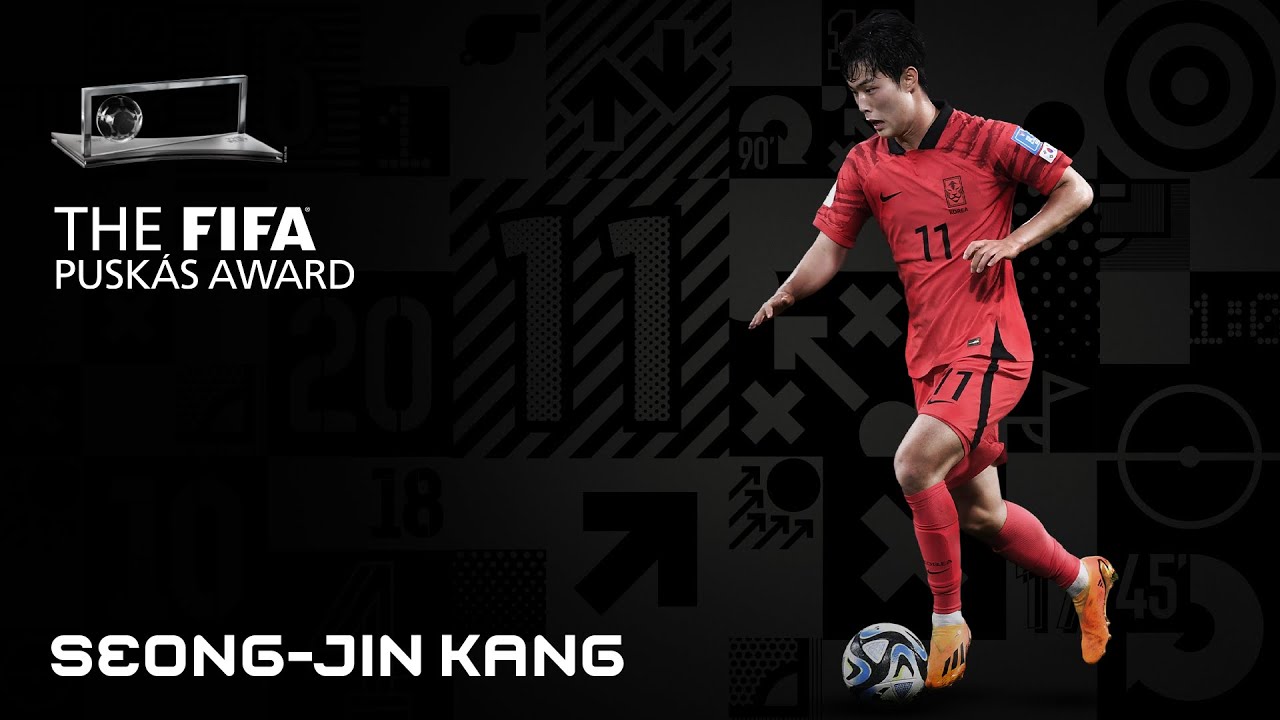 Seong-jin Kang | Jordan U-20 v Korea Republic U-20 | FIFA Puskas Award 2023 Nominee