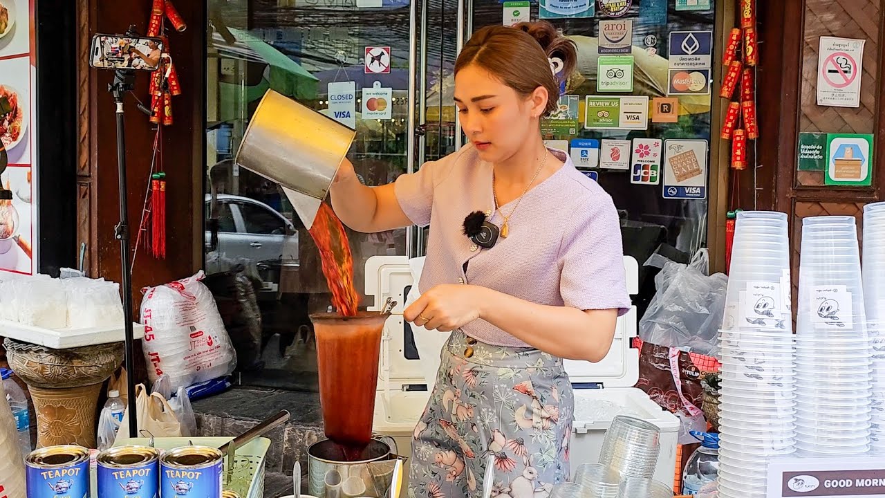 Hardworking Thai Women! Best Street Foods in Bangkok, Thailand