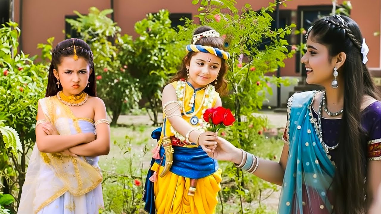 कान्हा ने गोपियों को किया प्रपोज़, ये देख राधा जी को आया गुस्सा | Yashomati Maiyaa Ke Nandlala