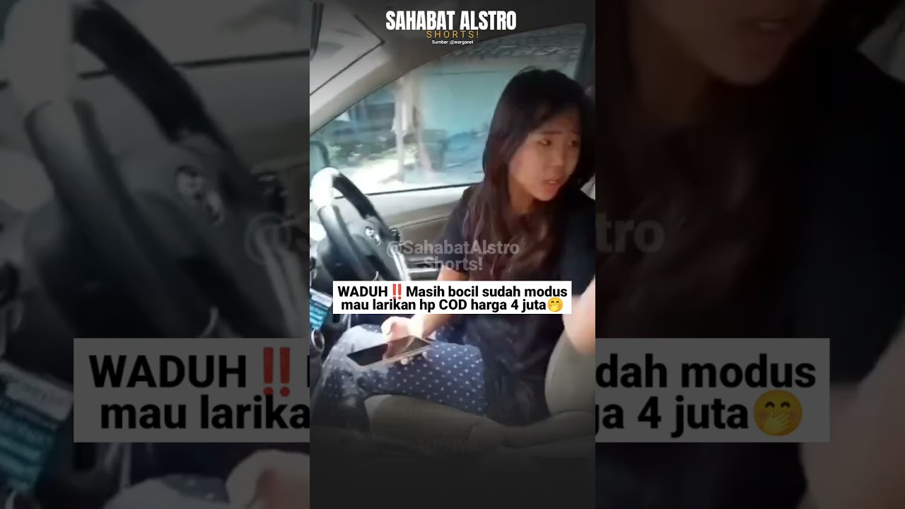 Masi bocah udah hebat nipu kurir, mesan paket cod HP seharga 4 juta malah mau dilarikan.