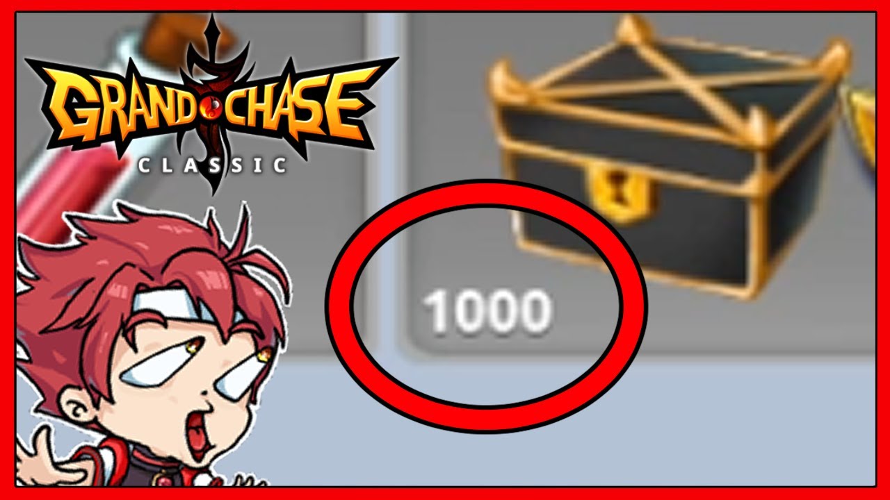 Открываем 1000 сундуков с героями из подземелий... | Grand Chase Classic