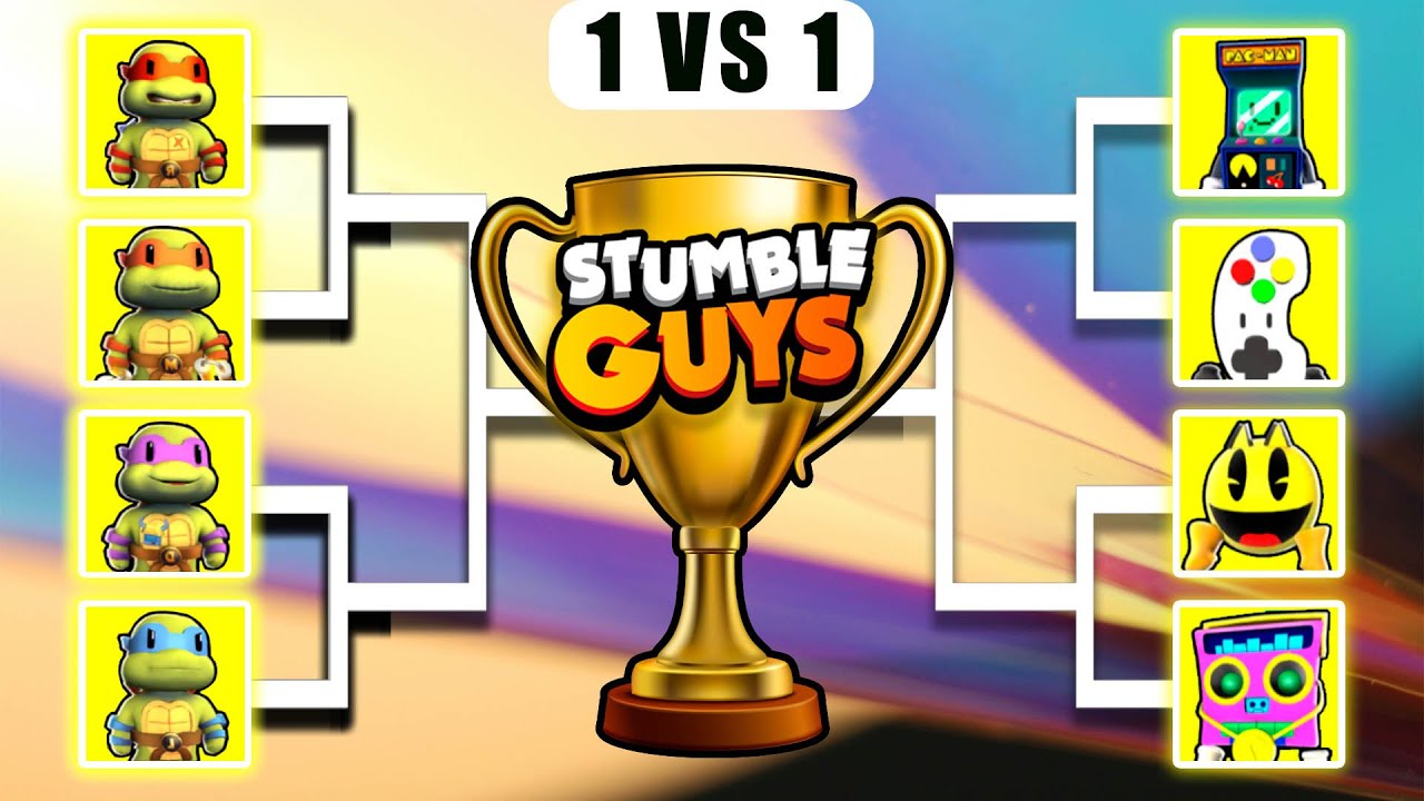 TMNT vs PACMAN Skins Tournament in Stumble Guys🔥