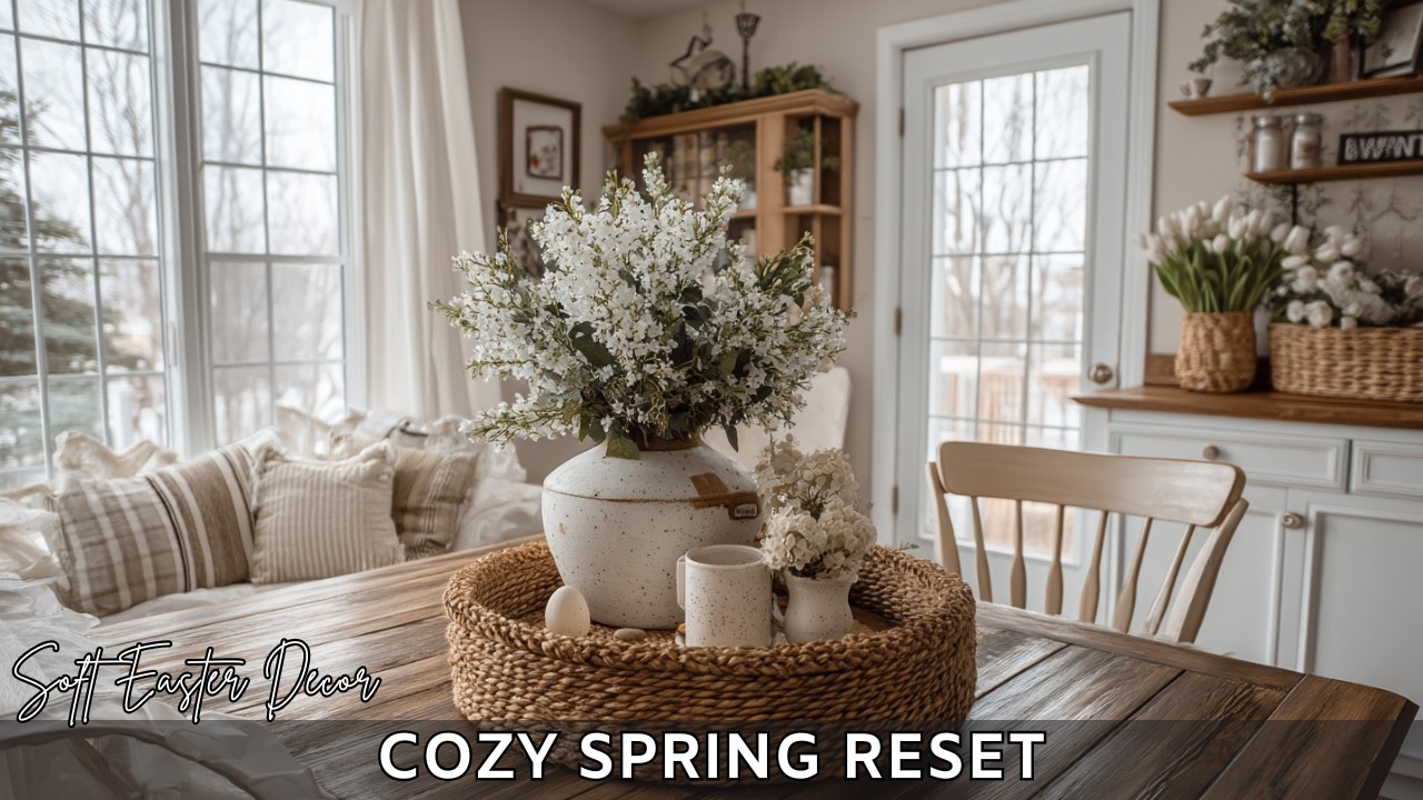 Slow Living Spring & Easter Decor for Peaceful Mornings