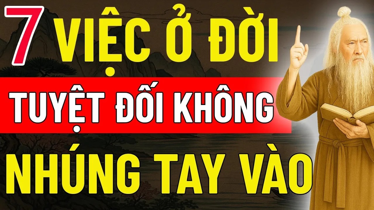 7 Việc Ở Đời Tuyệt Đối Không Nhúng Tay Vào – Trí Tuệ Cổ Nhân Giúp Bạn Sống An Yên