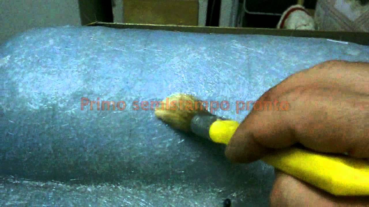 Costruzione stampo in VetroResina per gondola motore A10 THUNDERBOLT