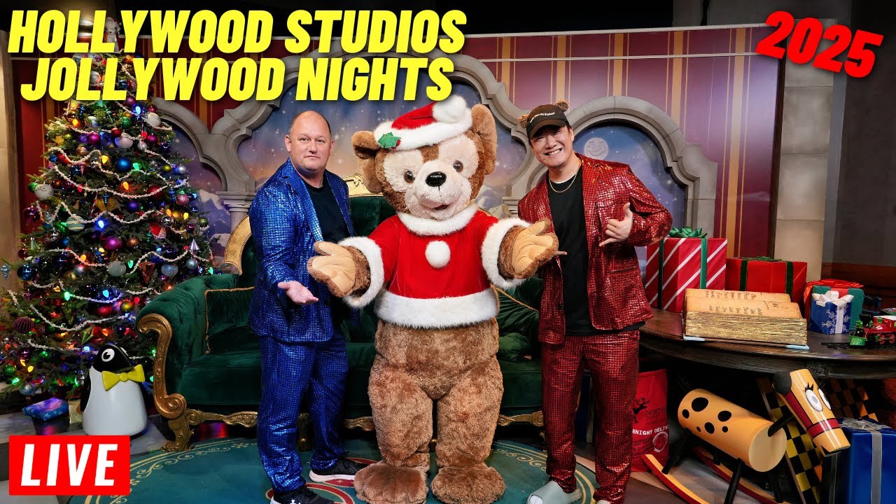 🔴Live: Disney's Jollywood Nights Party at Hollywood Studios - Walt Disney World 11/29/2025