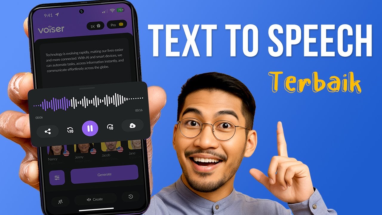 5 Aplikasi Text to Speech Terbaik di Android 🎙️ Suara Mirip Asli!