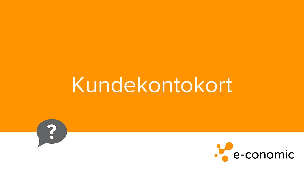 Kundekontokort
