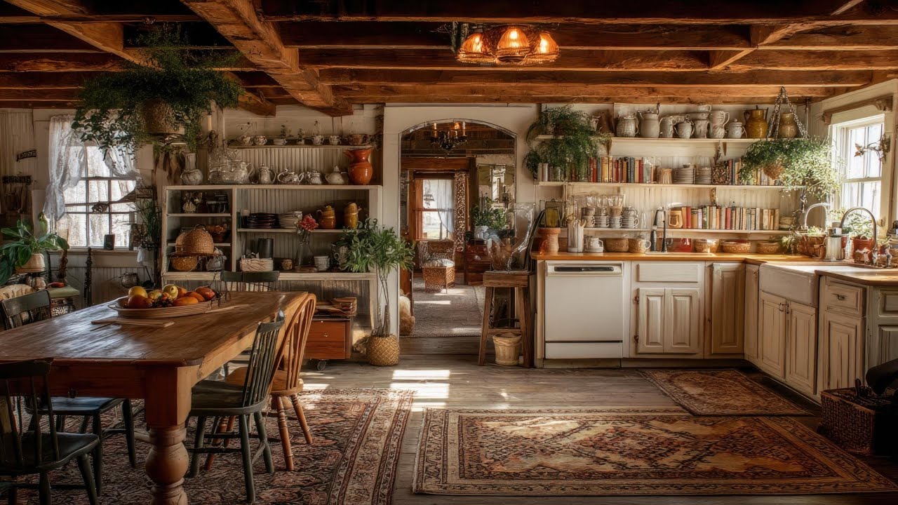 Cozy and Elegant Rustic Grandma Style Kitchen Decor: Vintage Ideas to Inspire Your Space!