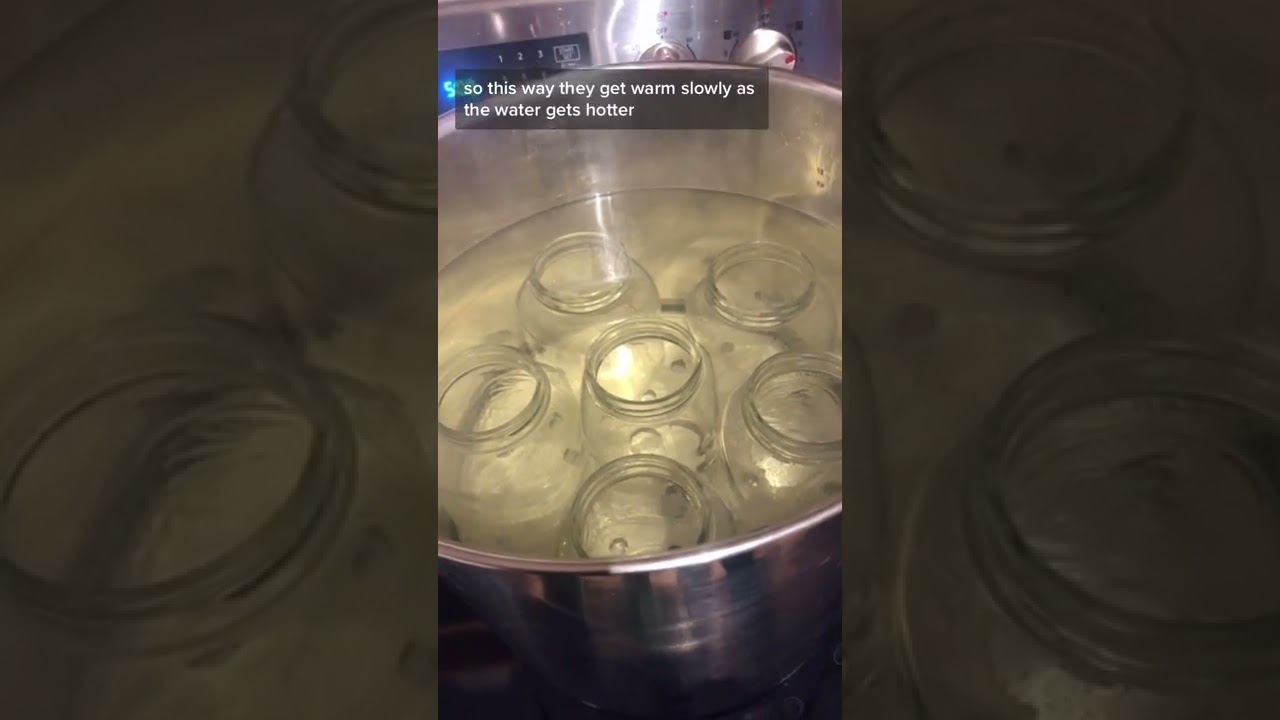 Quick Canning Tip: Sterilizing your Jars without breaking them